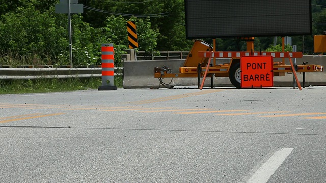 道路面板施工视频素材