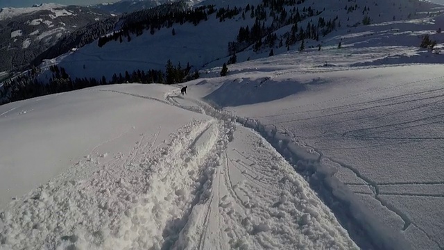 基茨滑雪视频素材