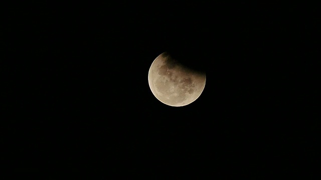 月亮Eclipse。(时间流逝)视频素材