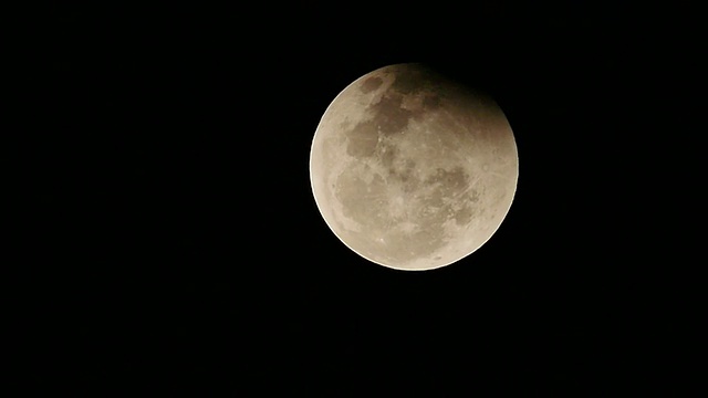 月亮Eclipse。(时间流逝)视频素材