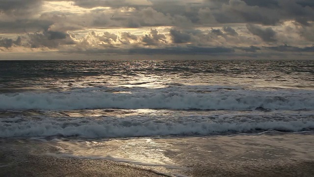 海上的日落视频素材