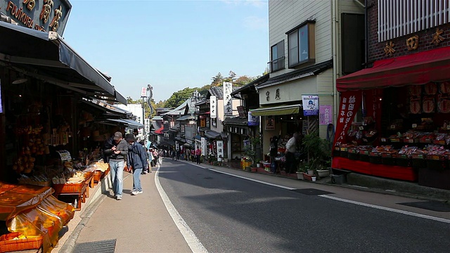 成田寺景区游客视频素材