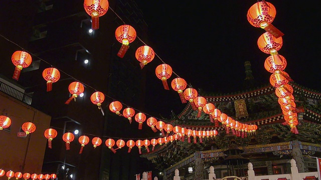 横滨庆祝中国新年视频素材