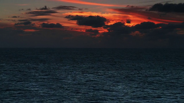 海洋日落美景视频素材