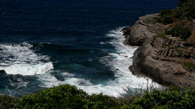 基拉韦厄火山点海洋视频素材