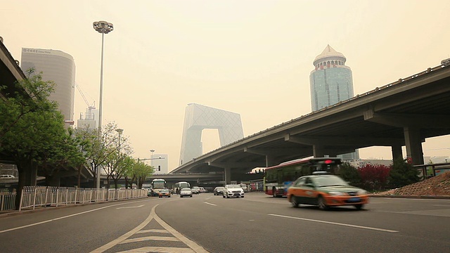 北京大雾天气视频素材