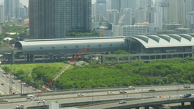 高清延时:泰国曼谷市中心的生活视频素材