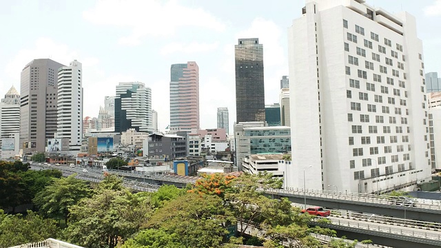 高清延时:时间中的城市，泰国曼谷视频素材