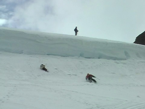 滑雪者跳视频下载