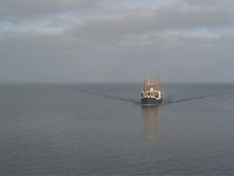 海港场景4a(片段4和4b的一部分)，PAL视频素材