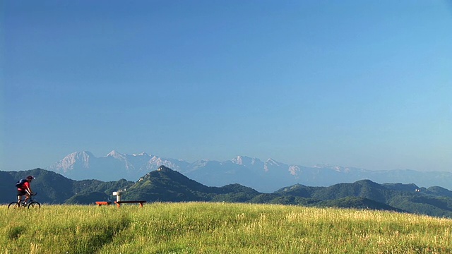 高清:山地自行车视频素材