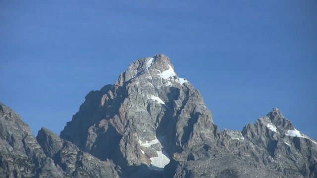 大提顿山脉的顶峰视频素材