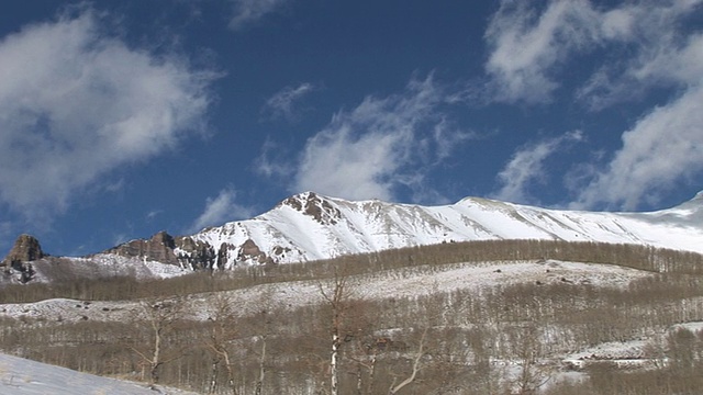 雪景全景图视频素材