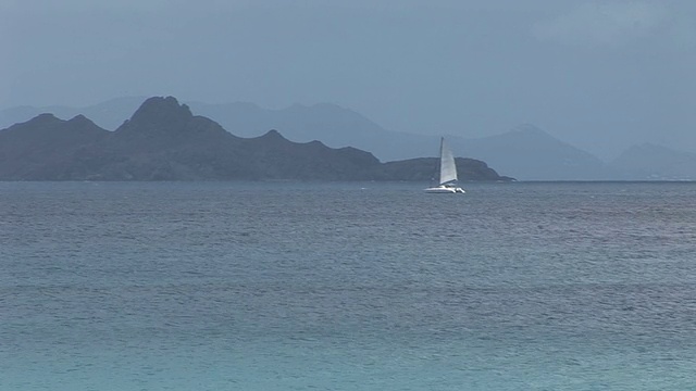 神奇的海滩，圣巴斯视频素材