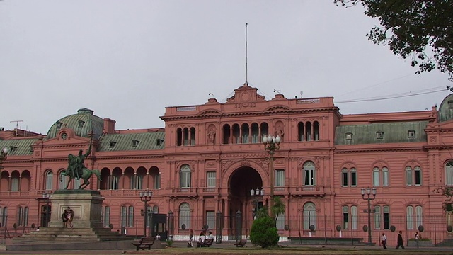 Casa Rosada -阿根廷布宜诺斯艾利斯视频素材