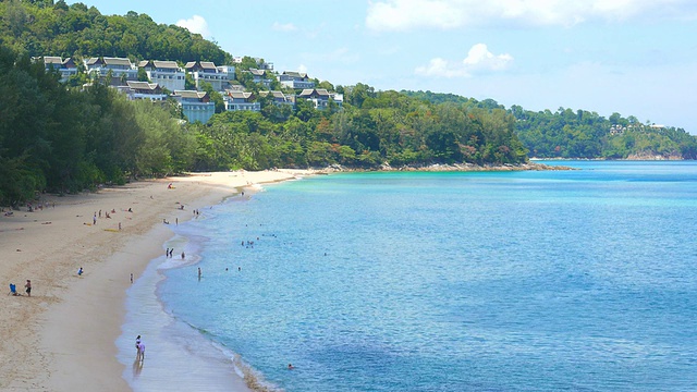 海浪在海滩上视频素材