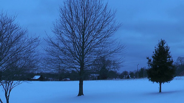 雪的风景视频下载