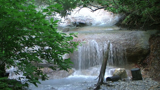 热水河(视频)视频素材