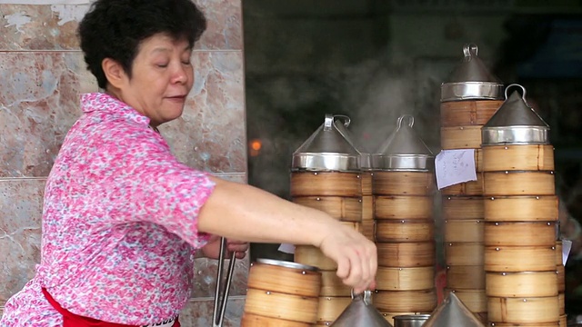 中国饺子流视频素材