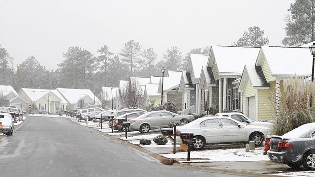 美国中产阶级的下雪天视频下载