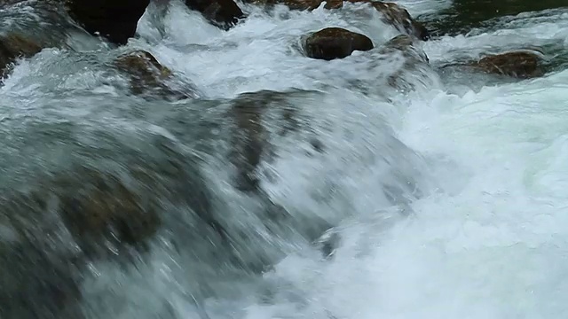 高清慢动作流，环境音频。视频素材