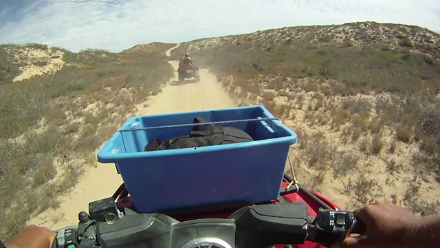 高清:开车Quadbike视频素材