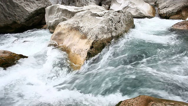 山区河流视频素材