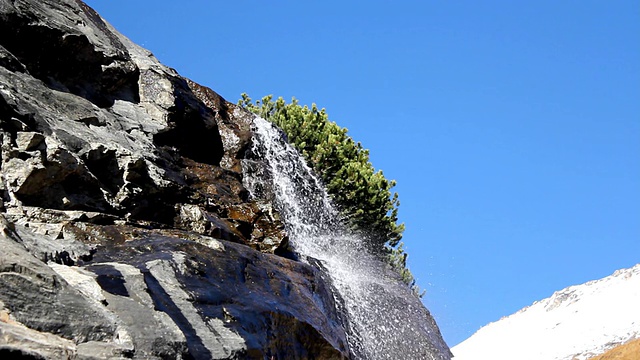 大格洛克纳山,阿尔卑斯山(高清)视频素材