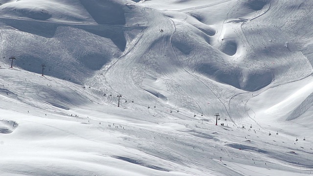 滑雪场视频素材