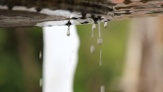 喷泉特写水滴视频素材