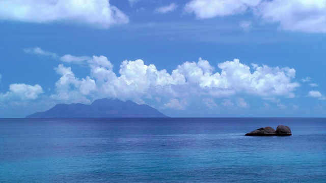 蓝色的海景视频素材