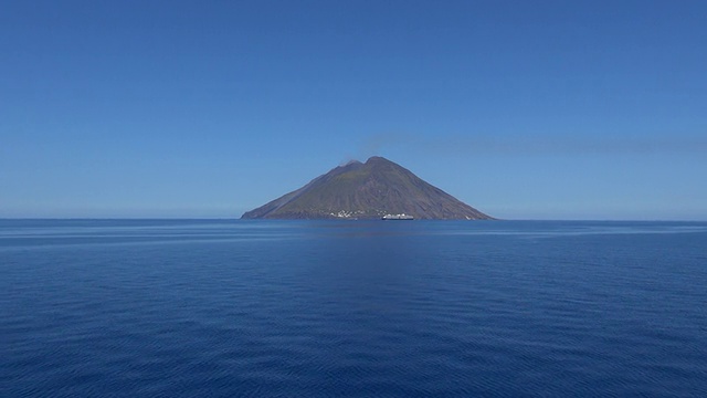 火山- Stomboli，意大利视频素材