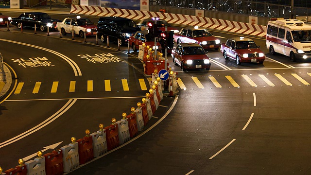 香港交通夜景视频素材