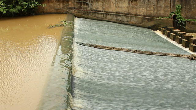 小水坝视频素材