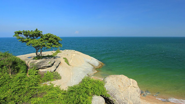 时间流逝热带海洋，考涛泰国视频素材