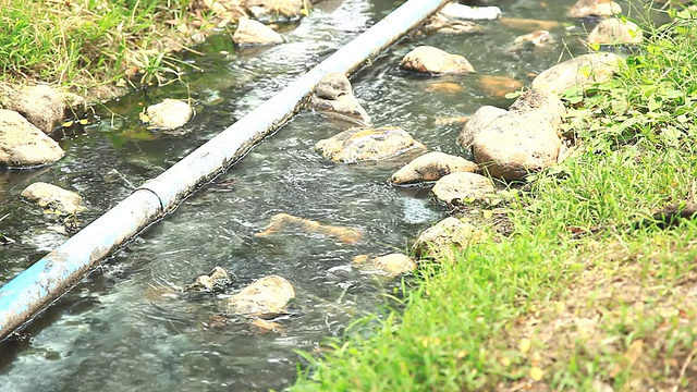 供水和排水系统等。视频素材