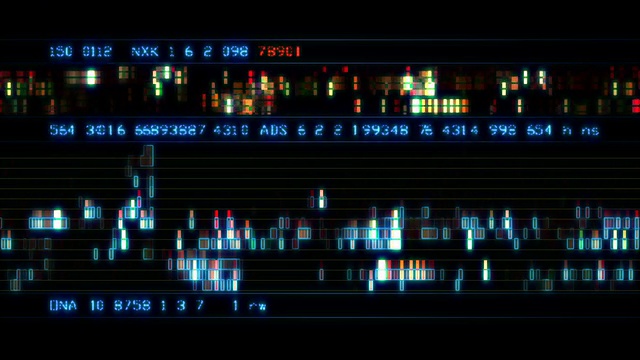 数字抽象背景视频素材