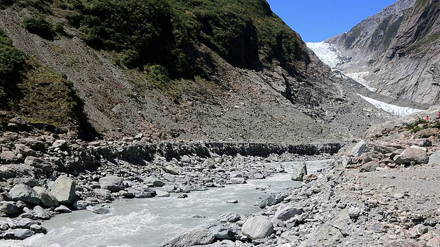 Franz Josef Glacier，新西兰视频素材