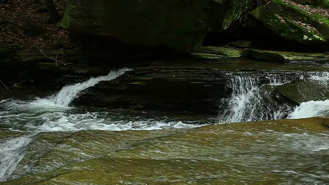 水流。自然背景视频素材