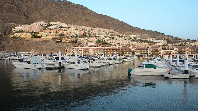 Los Gigantes，特内里费，西班牙视频素材