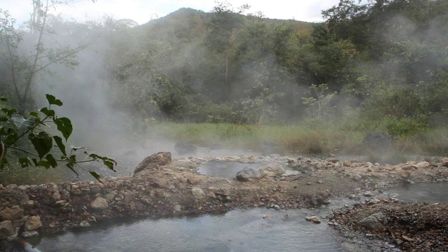 温泉的水视频素材