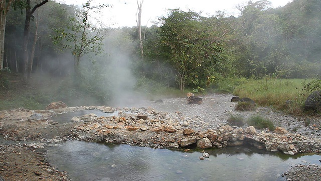 温泉的水视频素材