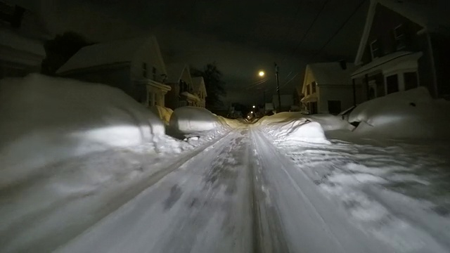 2015年马萨诸塞州历史性降雪视频素材