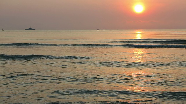 海上日出视频素材