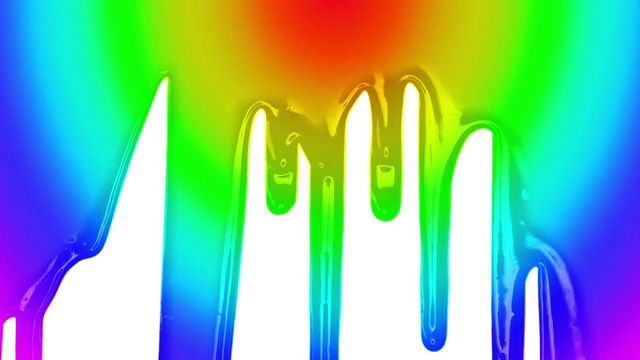 彩虹漆过渡视频素材