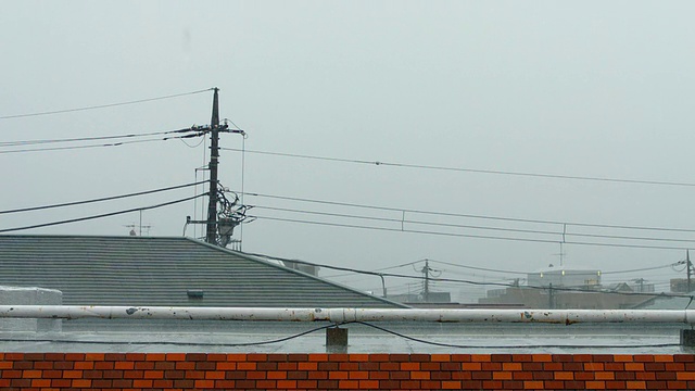 下雨了。视频素材