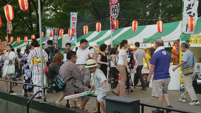 日比谷盆舞节视频素材