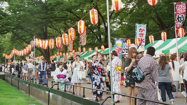 日比谷盆舞节视频素材