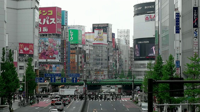 东京的城市。日本视频素材