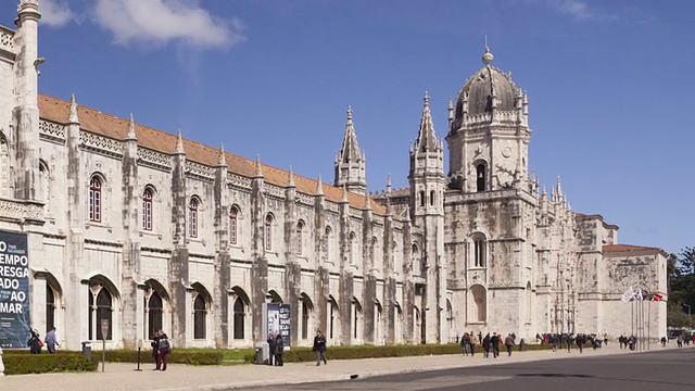 葡萄牙里斯本的Jeronimos。视频素材